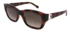 Ferragamo Grey Gradient Square Ladies Sunglasses Sf1012s 214 53