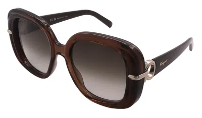 Ferragamo Salvatore  Sunglasses Sf1058s-232-54-20-140 Non-polarized In Brown