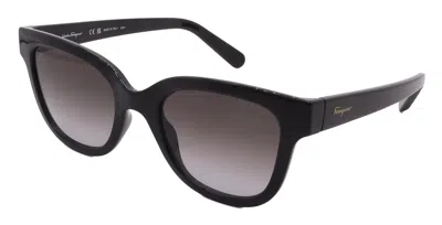 Ferragamo Salvatore  Sunglasses Sf1066s-001-52-21-140 Non-polarized In Black