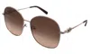 Ferragamo Salvatore  Sunglasses Sf297s-704-59-16-140 Non-polarized In Gold