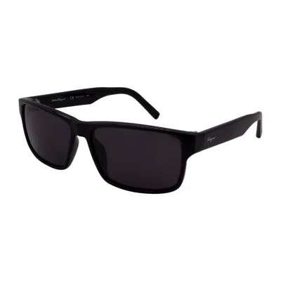 Ferragamo Salvatore  Sunglasses Sf960s-001-58-15-140 Non-polarized In Black