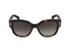 Ferragamo Rivets Acetate Cat-eye Sunglasses In Tortoise