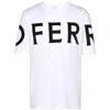 Ferragamo White Oversize Cotton T-shirt