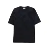 Ferragamo Graphic-print Cotton T-shirt In Black