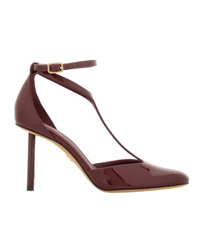 Ferragamo Salvatore  T-strap Pumps In Red
