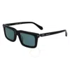 Ferragamo Men's Prisma Modified Acetate Rectangle Sunglasses, 53mm