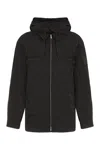 Ferragamo Technical Fabric Hooded Jacket For Men