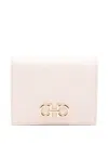Ferragamo Salvatore  The Gancini Bifold Wallet Accessories In Pink