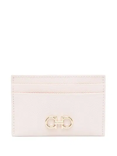 FERRAGAMO SALVATORE FERRAGAMO THE GANCINI LEATHER CARD HOLDER ACCESSORIES