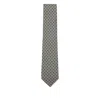 Ferragamo Patterned Tie In Gray