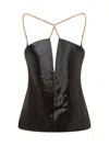Ferragamo Salvatore  Top With Bijoux Straps