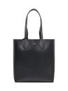 Ferragamo Grained Leather Tote Bag Textured Finish