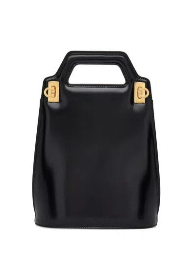 Ferragamo Mini Wandans Bag In Black