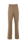 Ferragamo Salvatore  Trousers In Brown