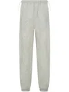 Ferragamo Crinkled Track Pants In Haze