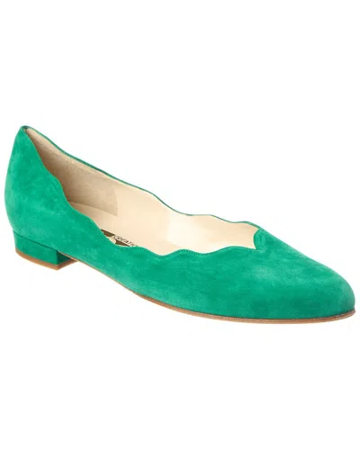 Ferragamo Turchina Leather Ballet Flat In Animal Print