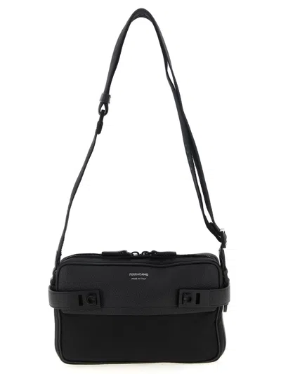 FERRAGAMO SALVATORE FERRAGAMO 'TWINS NYLON' CROSSBODY BAG
