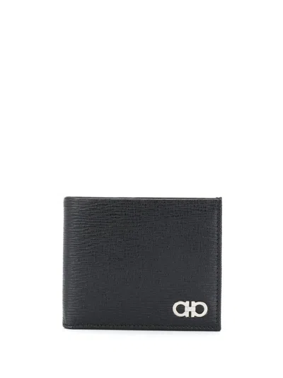 Ferragamo Salvatore  Two-tone Bi-fold Leather Wallet Accessories