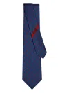 Ferragamo Two-tone Gancini Jacquard Alaska Silk Tie