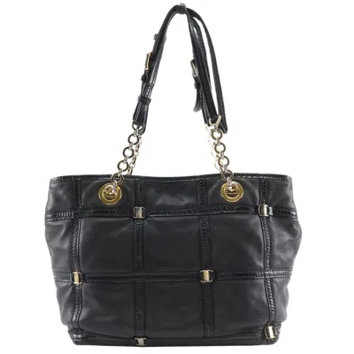 Pre-owned Ferragamo Salvatore  Vara Black Leather Tote Bag ()