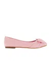 Ferragamo Vara Bow-detailing Leather Loafers In Pink