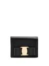Ferragamo Salvatore  Vara Bow Hammered Leather Wallet Accessories