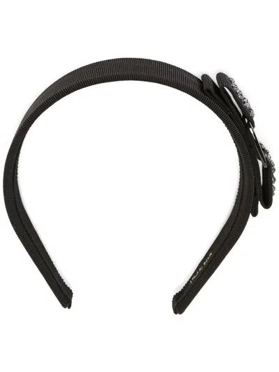 Ferragamo Salvatore  Vara Headband In Black