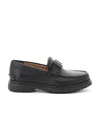Ferragamo Plano Series Leisure Business Shoes In Black