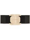 Ferragamo Vara Bow Leather Hair Clip In Black