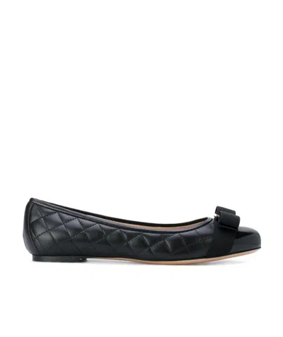 FERRAGAMO SALVATORE FERRAGAMO VARINA BALLERINA FLAT SHOES