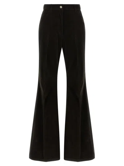FERRAGAMO SALVATORE FERRAGAMO VELVET PANTS