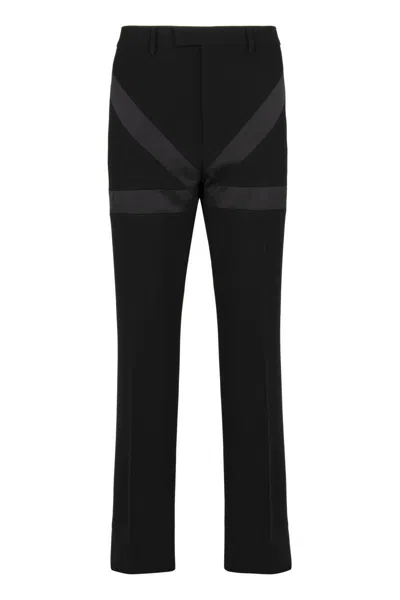 FERRAGAMO SALVATORE FERRAGAMO VIRGIN WOOL TAILORED TROUSERS