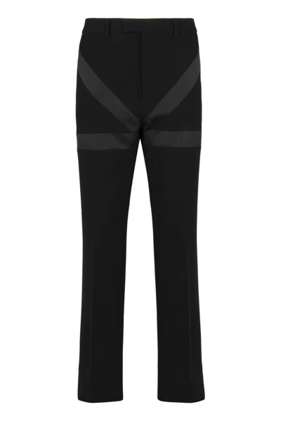 FERRAGAMO SALVATORE FERRAGAMO VIRGIN WOOL TAILORED TROUSERS