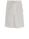 Ferragamo Wallet Skirt Made Of Cotton Blend
