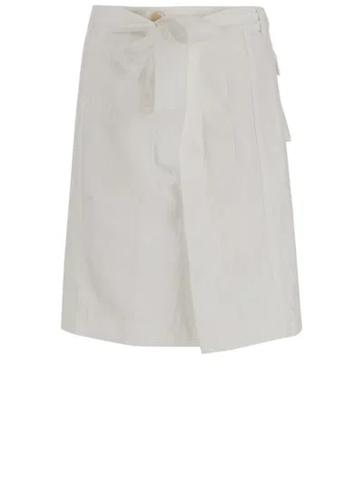FERRAGAMO SALVATORE FERRAGAMO WALLET SKIRT MADE OF COTTON BLEND