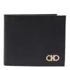 Ferragamo Men Revival Gancini Wallet In Black