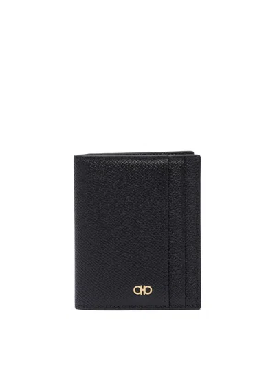 Ferragamo Bi-fold Cardholder Slots In Black
