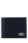 Ferragamo Revival Gancio Wallets And Card Holders In Deepoceanneronero