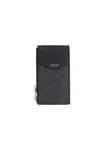 Ferragamo Monogram-pattern Wallet In Grey