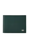 Ferragamo Gancini Wallet In Green