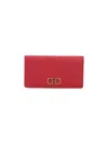 Ferragamo Gancini Wallet In Red
