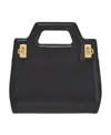 Ferragamo Wanda Gancini-buckle Mini Bag In Black