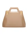 Ferragamo Salvatore  Wanda Medium Top Handle Bag In Nude