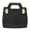 Ferragamo Salvatore  Wanda Micro Shoulder Bag In Black