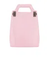 Shop Ferragamo Salvatore  Wanda Mini Top Handle Bag In Pink