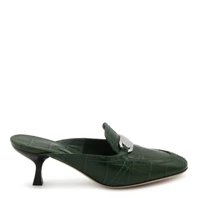 Ferragamo Salvatore  With Heel In Green