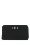 Ferragamo Continental Zip Around Gancini Wallet In Multicolor