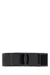 Ferragamo Salvatore  Women Black Leather Hair Clip
