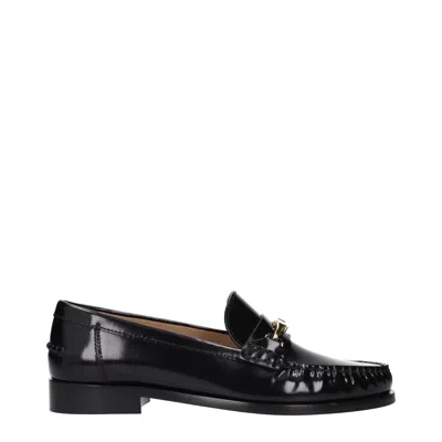 Ferragamo Salvatore  Women's Harry Leather Loafers Black