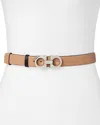 FERRAGAMO SALVATORE FERRAGAMO WOMEN'S SKINNY GANCINI BELT,0615288